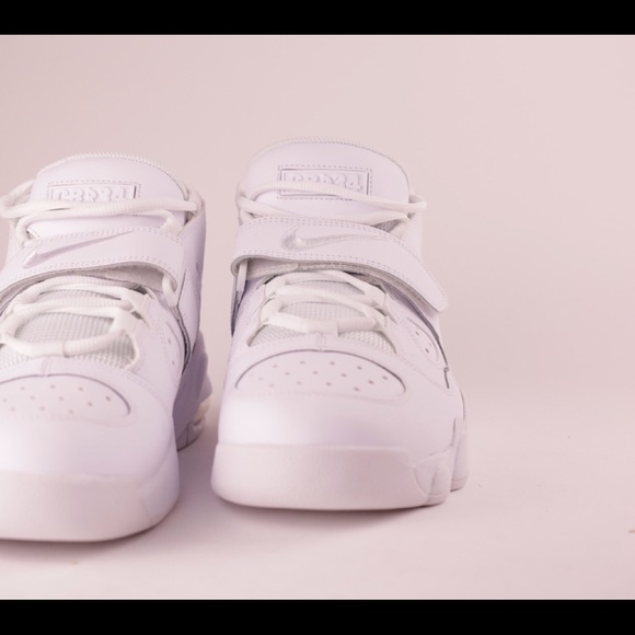 Nike Air CB 34 Charles Barkley Triple White Mens - Picture 7 of 8